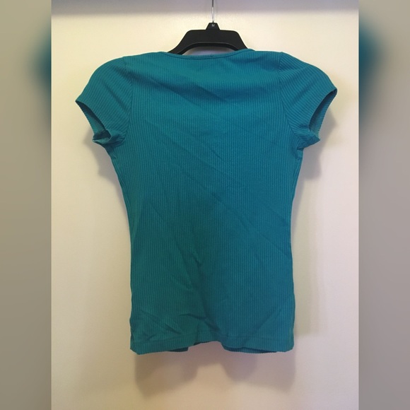 Bebe Turquoise Top - Picture 7 of 12